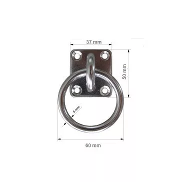 Függesztő Karika Talpas 7*45Mm To-Pex