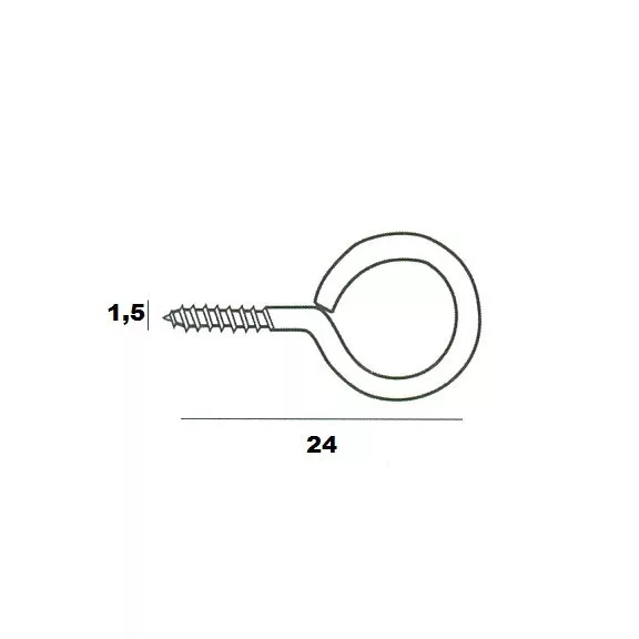 Szemescsavar 144Db/Cs. 2*21 Mm
