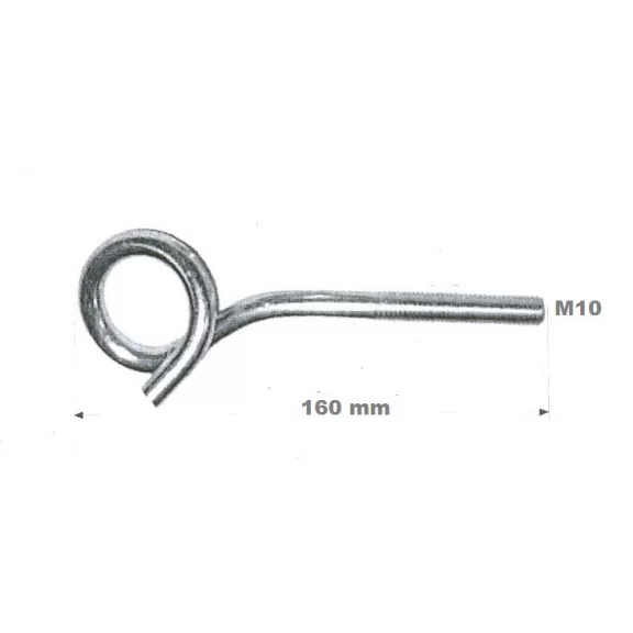 Hintahorog Fémmenetes M 10*160 Mm