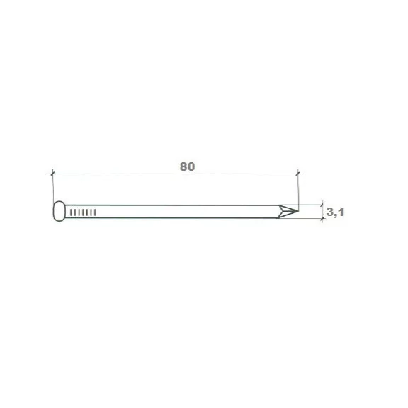 Bognarszeg 5Kg/Csom. 31*80 Mm