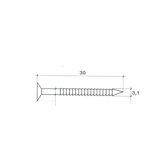 Zsindelyszeg Horganyzott /Körgyürüs/ Tegola 31*30 Mm