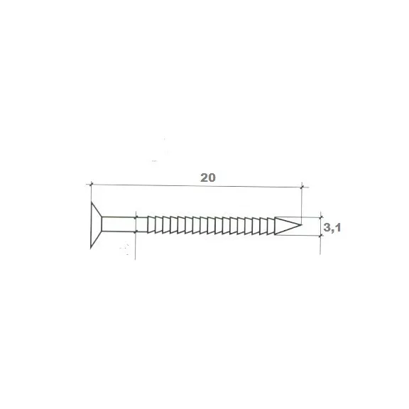 Zsindelyszeg Horganyzott /Körgyürüs/ Tegola 31*20 Mm
