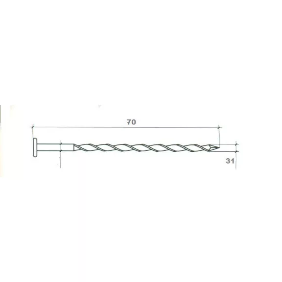 Csavartszeg 1 Kg/Cs 35*70 Mm