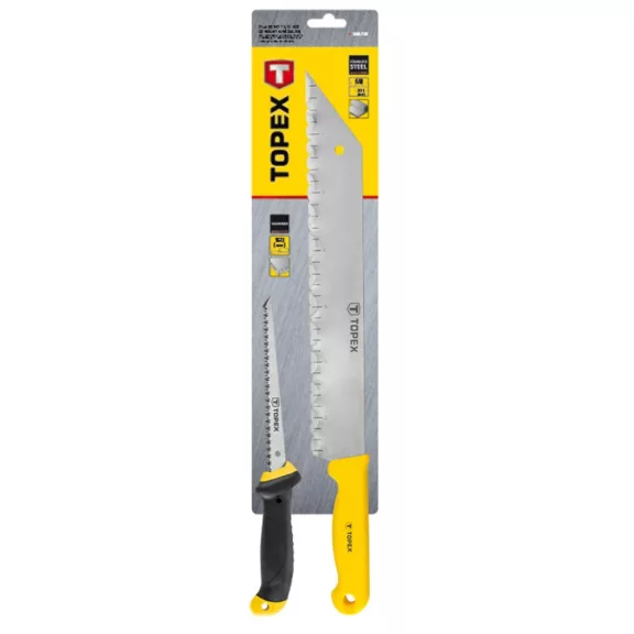 Gipszkarton Fűrész 150Mm +Kés 335Mm 2Db Topex