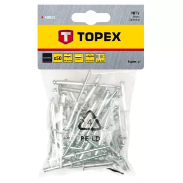 Popszegecs 4.8*10Mm 50Db Topex