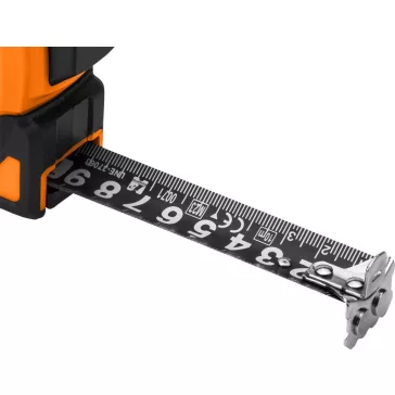   Mérőszalag 10M/25Mm Erős.Mágn.Autos.+Rö Neo Tools Fekete