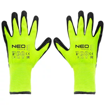 VÉDŐKESZTYŰ SZIGETELT LATEXES NYLON 8" NEO TOOLS
