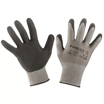 VÉDŐKESZTYŰ LATEXES NYLON 10" NEO TOOLS