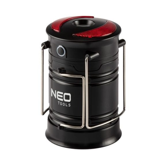 Kempinglámpa 3Funkc.Összecs.200Lum.3*Aa Neo Tools